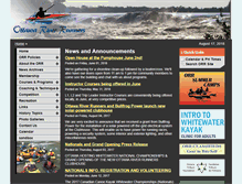 Tablet Screenshot of ottawariverrunners.com